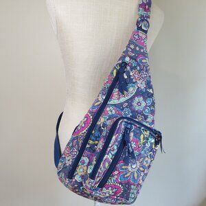 Vera Bradley X Disney Sling Backpack Bag Sensational Six Paisley